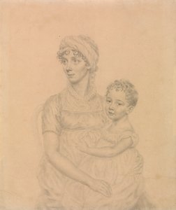 Lady Wigram med sin spedbarnssønn, William Pitt Wigram