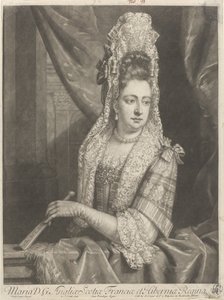Portrett av Mary II Stuart av John Smith