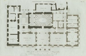 Chillington Hall: gravering av John Soane