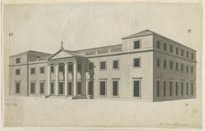 Chillington Hall: penn- og vasketegning, nd [?1780-tallet]