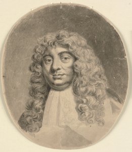 Hode- og skulderportrett av en mann, etter et portrett fra det syttende århundre (The Earl of Lauderdale) av John Sparrow