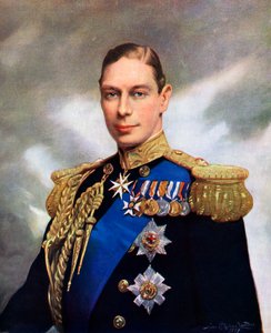 Kroningsportrett av kong George VI i 1937
