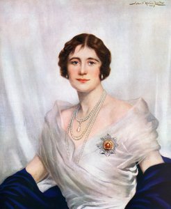 Kroningsportrett av dronning Elizabeth, dronningens mor i 1937