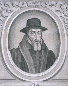Ovalt portrett av John Foxe, c1570, c1700 av John Sturt