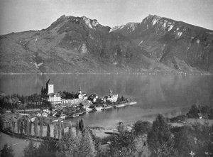 Spiez, ved Thunsjøen, 1910