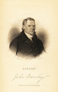 Portrett av John Barclay, skotsk komparativ anatom., 1841 (gravering) av John Syme