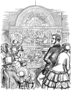 Albert 1819-1861, prinsgemal av dronning Victoria, på den store utstillingen, 1851 av John Tenniel