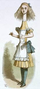 Alice med lang hals av John Tenniel