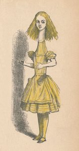Alice med lang hals, 1889 av John Tenniel