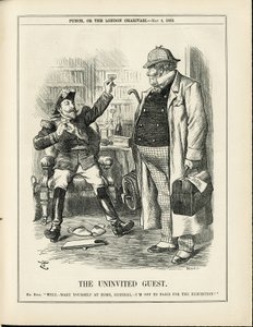 Illustrasjon av John Tenniel (1820-1914) i Punch av John Tenniel