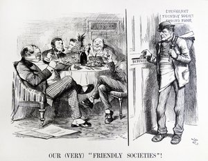 John Tenniel tegneserie med tittelen "Enquiry by the Registrar General" av John Tenniel