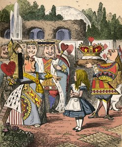 Av med hodet! Alice og den røde dronning, 1889 av John Tenniel
