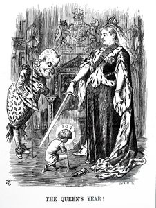 Dronning Victorias diamantjubileum av John Tenniel