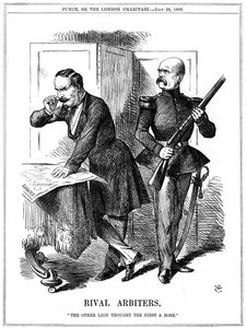 Rival Arbiters, 1866 av John Tenniel