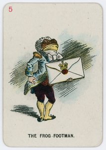 The Frog-Footman av John Tenniel