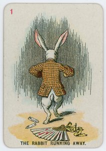 Kaninen løper bort av John Tenniel