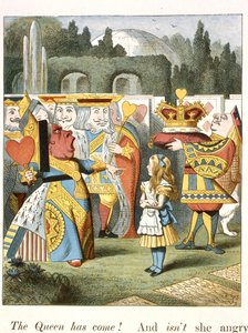 Den sinte dronningen. Hjertedronningen. av John Tenniel