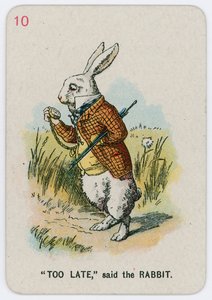 For sent, sa kaninen av John Tenniel