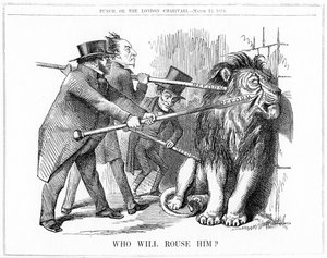 Hvem vil vekke ham? 1859 av John Tenniel