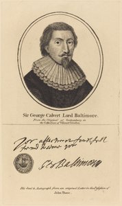 Sir George Calvert, Lord Baltimore av John Thane