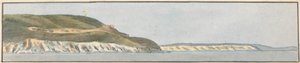 Dunmose, West by North (en av fem tegninger på ett feste) av John Thomas Serres