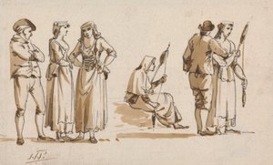 italienske bønder av John Thomas Serres