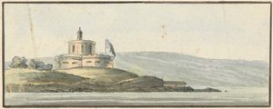 St. Maws Castle, Falmouth, Øst-Sørøst av John Thomas Serres