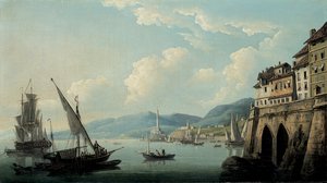 Kysten av Genova, med fyret