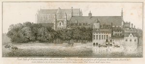 Østutsikt over Westminster fra vannet av John Thomas Smith