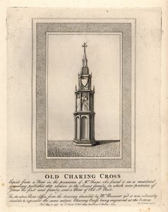 Old Charing Cross, et av 12 middelalderske Eleanor-kors, reist på 1290-tallet til det ble fjernet i 1647