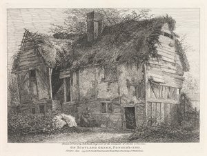 På Scotland's Green, Ponder's - End, Outer Suburb - North av John Thomas Smith
