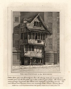 Den gamle fontenen i Minories prestegjeld, London av John Thomas Smith