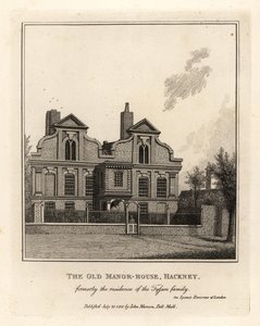 The Old Manor House, Hackney, tidligere residensen til Tyssen-familien av John Thomas Smith
