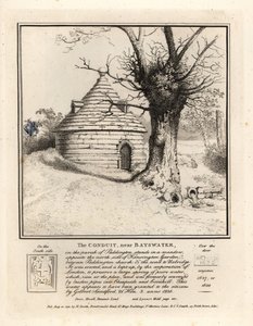 Røret nær Bayswater, Paddington, bygget for å bevare en stor kilde med rent vann av John Thomas Smith