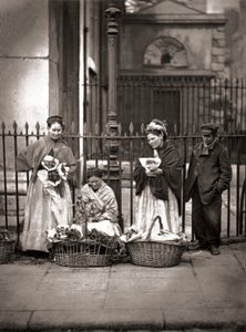 Covent Garden Flower Woman, fra "Street Life in London", av J. Thomson og Adolphe Smith av John Thomson