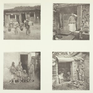 Foochow Coolies, A Foochow-detektiv, The Chief of Thieves, Beggars Living in a Tour, ca. 1868. av John Thomson