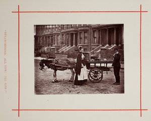 Jordbær. Alt modent! Helt moden!, 1877. av John Thomson