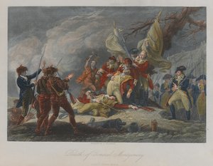 General Montgomerys død, 1775 av John Trumbull