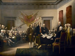 Uavhengighetserklæringen av John Trumbull