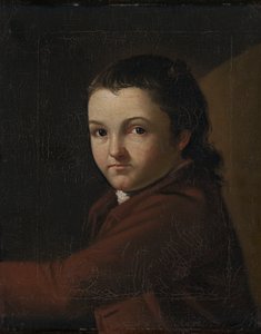 Jabez Huntington, Jr. (nevø av kunstneren) (1767-1848), BA 1784 av John Trumbull
