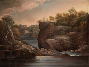 Norwich Falls (eller The Falls of the Yantic at Norwich) av John Trumbull