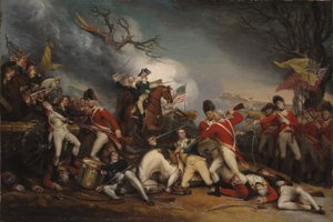 General Mercers død i slaget ved Princeton, 3. januar 1777