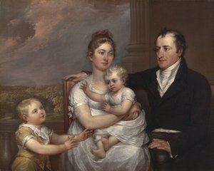 Vernet-familien, 1806 av John Trumbull