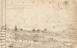 Utsikt over Paris av John Trumbull