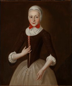 Ung moravisk jente, ca. 1755-1760. av John Valentine Haidt