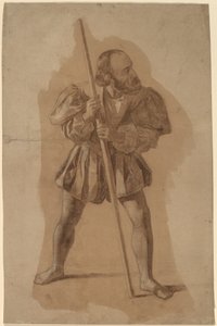 Figurkostymestudie for Columbus Mural, Washington, D.C. av John Vanderlyn