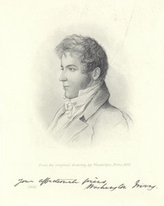 Portrett av Washington Irving av John Vanderlyn