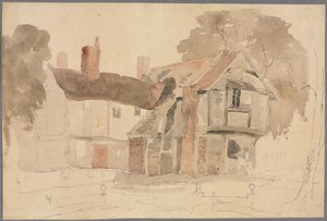 Bray kirkegård, 1807. av John Varley
