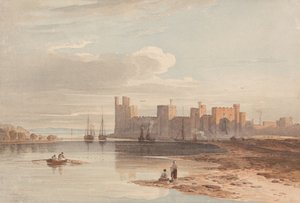 Carnarvon Castle av John Varley