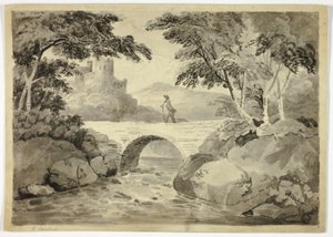 Kidwelly Castle, Sør-Wales av John Varley